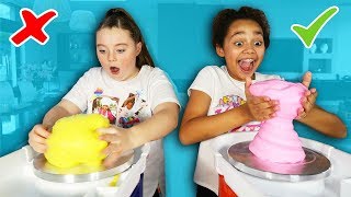 Blindfold Slime Challenge  FamousTubeKIDS [upl. by Omle50]