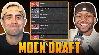 2024 NBA Mock Draft with TRADES w Mojo [upl. by Burbank157]