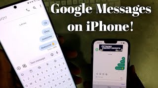 How to Install Google Messages from your Android to an iPhone [upl. by Zoha]