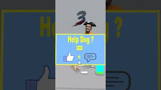 Help the poor dog win to receive a police hat to catch the skibidi toilet thief shorts [upl. by Adnorahs]