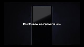 Samsung Galaxy Note9 Official Introduction [upl. by Lindholm]