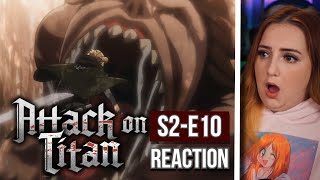 YMIR DID WHAT Attack On Titan S2E10 Reaction  FIRST TIME WATCHING [upl. by Eylloh]