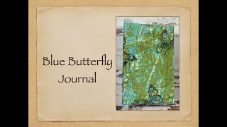 Blue Butterfly Journal  Etsy Journal ShareFlipthrough [upl. by Lenoyl]