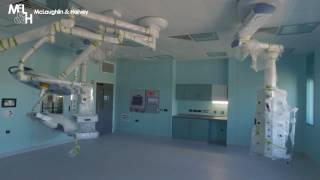 Omagh Hospital and Primary Care Complex Interior Drone Footage [upl. by Cathee]