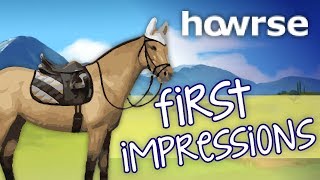 Howrse First Impressions [upl. by Gilletta]