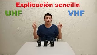 Diferencia entre frecuencias VHF y UHF Explicación sencilla [upl. by Willabella]