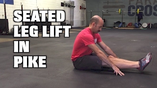 Paradiso CrossFit  Seated Leg Lift in Pike [upl. by Sashenka]