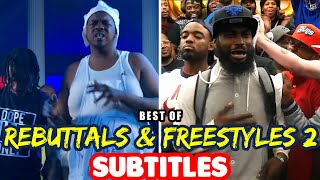 Best Rebuttals And Freestyles In Battle Rap PART 2 SUBTITLES  Masked Inasense [upl. by Greta]