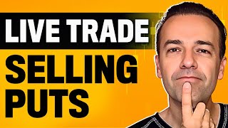 Watch 20 Year Veteran Trader Sell Put Options Live [upl. by Bellina842]