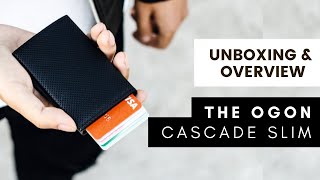 Ogon Cascade Slim Wallet Unboxing amp Overview [upl. by Ladew827]