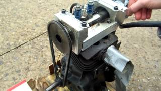 Rotary Valve Engine 30 Slow Idle [upl. by Alameda]