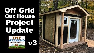 DIY  How to install an Outhouse Part 3  Outhouse Structure is UP [upl. by Fakieh861]