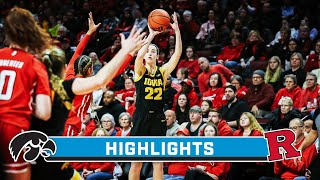 Iowa at Rutgers  Highlights  Big Ten Womens Basketball  Jan 5 2024 [upl. by Sera]