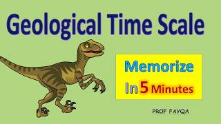 Geological Time Scale and Fossils l Memorize time scale chart in 5 minutes [upl. by Kylah312]