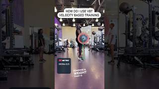 300lbs VBT how use speed to adjust reps speedtraining offseasontraining lifting training track [upl. by Ayidah]