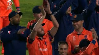 Netherland Team Heartwarming Getsure As They Thanks Indian Crowd To Support Them [upl. by Nybbor205]