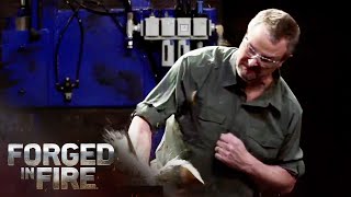 Forged in Fire Master amp Apprentice Forge Epic Meat Cleaver Season 4 [upl. by Asinla756]