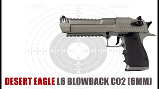 ✅ Desert Eagle L6 duotone  Pistola de airsoft CO2 6mm [upl. by Eilrebma]