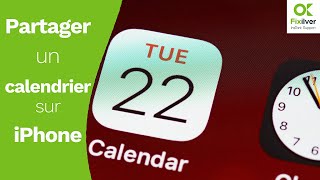 Comment partager un calendrier sur iPhone iPad iOS en 2021 [upl. by Nuahsar]