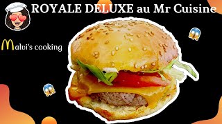 BURGER ROYALE DELUXE AU MONSIEUR CUISINE CONNECT [upl. by Om329]