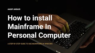 How to Install Mainframe On Windows  How To Install Hercules Mainframe Emulator [upl. by Rutger]