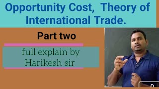 Haberlers Opportunity Cost Theory  part twoOf International Trade mec 007 ignou upscugc net [upl. by Alejandrina694]