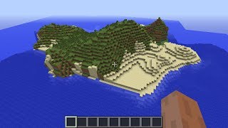 Minecraft survival island seed 1710 a generic island survival for an amplified world [upl. by Aniretac]