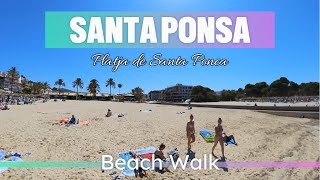 SANTA PONSA MALLORCA SPAIN BEACH WALK 2024 [upl. by Lletram]