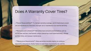 Does A Warranty Cover Tires  CountyOfficeorg [upl. by Tullusus]