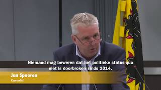 Derde studiedag Objectief V quotMinder politieke mandaten via confederalismequot [upl. by Rogerg]