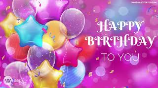 Cute Happy Birthday Wishes with Sound Video for WhatsApp Facebook Twitter Instagram [upl. by Kayle222]