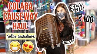 BEST Colaba Causeway Haul 2021  New AMAZING Collection Starting ₹50 [upl. by Ferde]