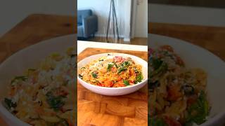 Easy OneTray Baked Orzo Recipe with Roasted Cherry Tomatoes  Creamy amp Flavorful Vegan Dish [upl. by Suiraj821]