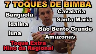 Os 7 toques de Berimbau da capoeira Regional Toques do Mestre Bimba  Incluindo Hino da Regional [upl. by Aihsein]