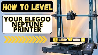 Elegoo Neptune 3 Bed Leveling [upl. by Sirotek]