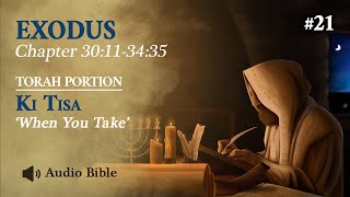 Audio Bible Torah Portion Ki Tisa  When You Take  Exodus 30113435 [upl. by Yecac]