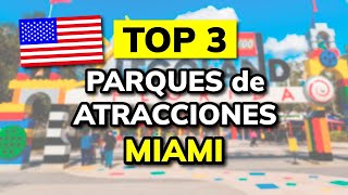 🥇 3 Mejores PARQUES de ATRACCIONES en MIAMI Florida USA [upl. by Anert941]