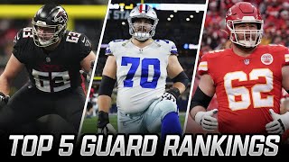 Ranking the Top 5 Guards 2024 NFL Position Rankings [upl. by Hazelton]