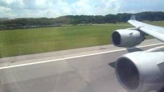 SQ22 Longest Takeoff run of a commercial passenger flight [upl. by Rriocard147]