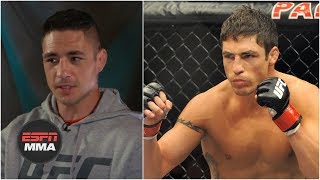 Diego Sanchez rewatches his UFC Hall of Fame fight vs Clay Guida  ESPN MMA [upl. by Ezeerb]