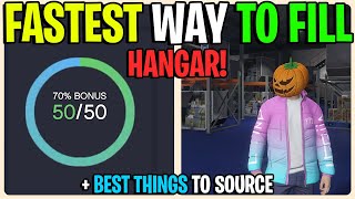 Fastest Way To Fill Up Hangar In GTA 5 Online [upl. by Zobias]