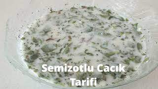 CACIK  SEMİZOTLU CACIK TARİFİ [upl. by Ahsienel]