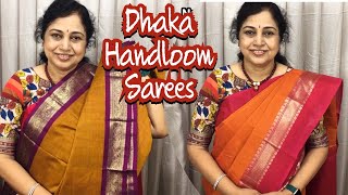 Offer Dhaka Handloom sareesSurekha Selections October 12 2021 [upl. by Corder]