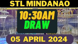 STL Mindanao result today 1030AM Live 05 April 2024 [upl. by Aylward]