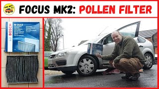 Ford Focus Mk2 How To Replace Pollen Filter Cabin Filter [upl. by Miett]