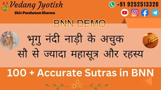 Bhrigu Nandi Nadi  Prediction Rules  100  Accurate Sutra of Bhrigu Nandi Nadi  BNN Demo [upl. by Truman]