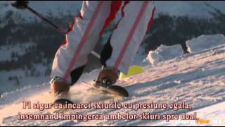 Carving Ski In One Lesson  Subtitrat Romana [upl. by Ylime]