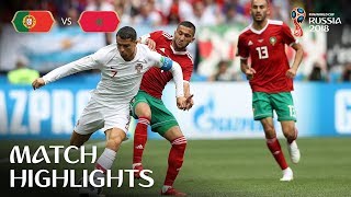 Portugal v Morocco  2018 FIFA World Cup  Match Highlights [upl. by Kraus]