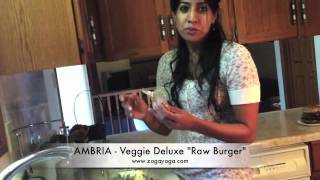 RAW VEGAN Veggie Deluxe Burger [upl. by Aehc268]