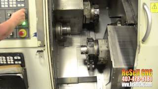 2005 Hardinge TT65  Twin Spindle Twin Turret Live Tooling [upl. by Waldon935]